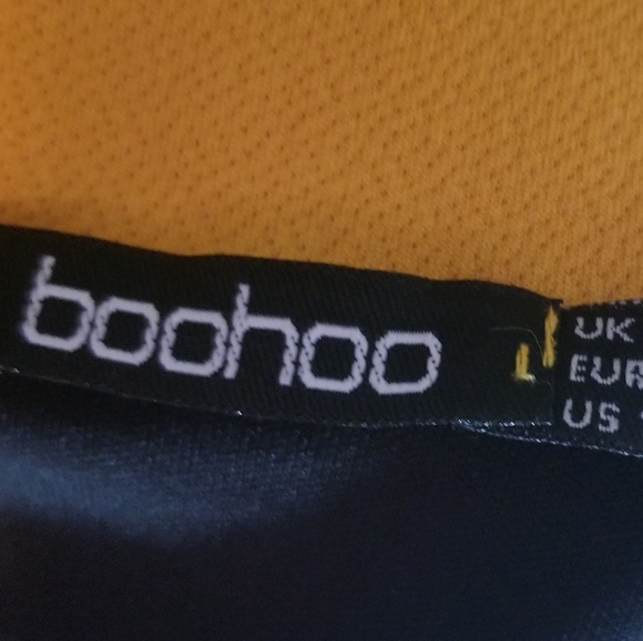 Boohoo Yellow Dress Size 10 - Picture 3 of 3